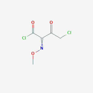 4-Chloro-2-(methoxyimino)-3-oxobutanoyl chloride