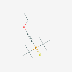 molecular formula C12H23OPS B14308184 Di-tert-butyl(ethoxyethynyl)sulfanylidene-lambda~5~-phosphane CAS No. 119099-40-0