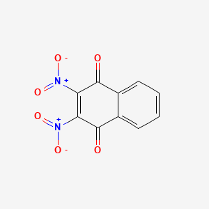 molecular formula C10H4N2O6 B14308195 2,3-Dinitronaphthalene-1,4-dione CAS No. 116539-66-3