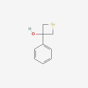 molecular formula C9H10OSe B14308205 3-Phenylselenetan-3-ol CAS No. 112422-88-5