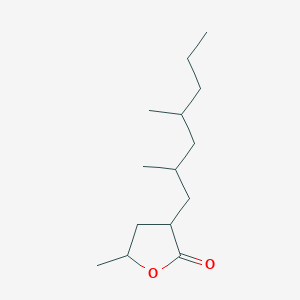 molecular formula C14H26O2 B14308301 3-(2,4-Dimethylheptyl)-5-methyloxolan-2-one CAS No. 110444-32-1