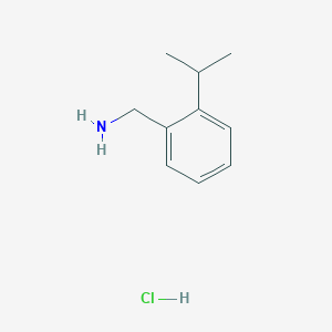 molecular formula C10H16ClN B1430836 (2-异丙基苯基)甲胺盐酸盐 CAS No. 1803598-47-1