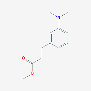 molecular formula C12H17NO2 B1430838 Methyl 3-[3-(dimethylamino)phenyl]propanoate CAS No. 1234503-56-0