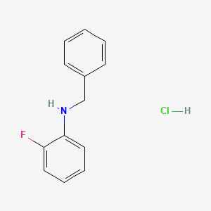molecular formula C13H13ClFN B1430845 N-benzyl-2-fluoroaniline hydrochloride CAS No. 1987680-56-7