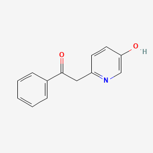 2-(5-Hydroxypyridin-2-yl)-1-phenylethan-1-one