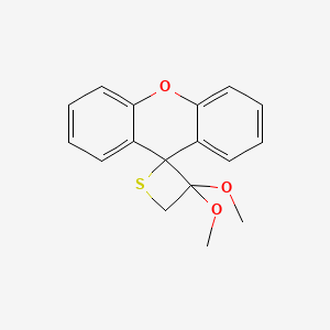 3,3-Dimethoxyspiro[thietane-2,9'-xanthene]