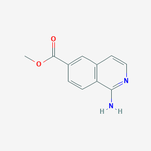 molecular formula C11H10N2O2 B1430867 Methyl 1-aminoisoquinoline-6-carboxylate CAS No. 1256787-46-8