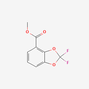 molecular formula C9H6F2O4 B1430876 2,2-二氟-1,3-苯并二氧杂环-4-甲酸甲酯 CAS No. 531508-32-4