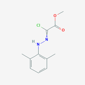 Methyl chloro[2-(2,6-dimethylphenyl)hydrazinylidene]acetate