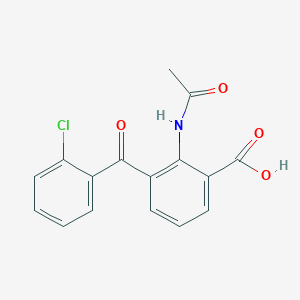 2-Acetamido-3-(2-chlorobenzoyl)benzoic acid