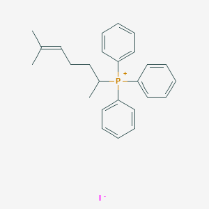 (6-Methylhept-5-en-2-yl)(triphenyl)phosphanium iodide