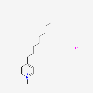 4-(9,9-Dimethyldecyl)-1-methylpyridin-1-ium iodide