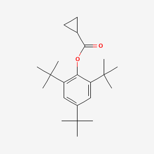 Cyclopropanecarboxylic acid, 2,4,6-tris(1,1-dimethylethyl)phenyl ester