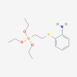 2-{[2-(Triethoxysilyl)ethyl]sulfanyl}aniline