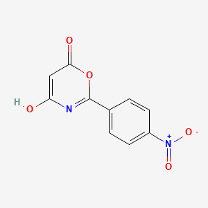 6-Hydroxy-2-(4-nitrophenyl)-4H-1,3-oxazin-4-one