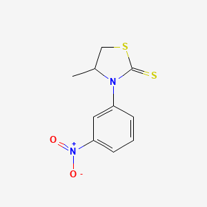 4-Methyl-3-(3-nitrophenyl)-1,3-thiazolidine-2-thione