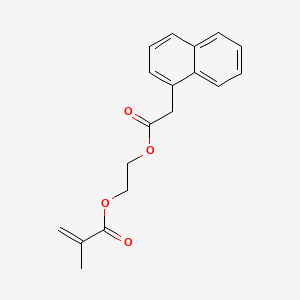 1-Naphthaleneacetic acid, 2-((2-methyl-1-oxo-2-propenyl)oxy)ethyl ester