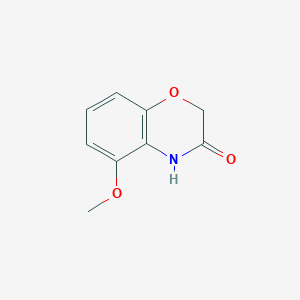 molecular formula C9H9NO3 B1430889 5-Methoxy-2,4-dihydro-1,4-benzoxazin-3-one CAS No. 1058704-50-9