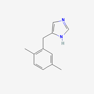 5-[(2,5-dimethylphenyl)methyl]-1H-imidazole