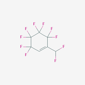 1-(Difluoromethyl)-3,3,4,4,5,5,6,6-octafluorocyclohex-1-ene