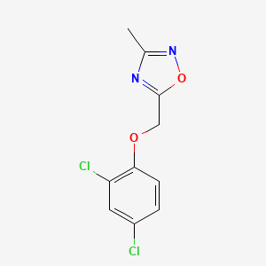 5-[(2,4-Dichlorophenoxy)methyl]-3-methyl-1,2,4-oxadiazole