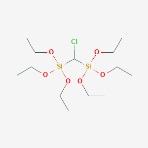 5-Chloro-4,4,6,6-tetraethoxy-3,7-dioxa-4,6-disilanonane