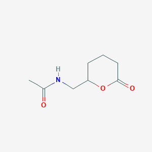 N-[(6-Oxooxan-2-yl)methyl]acetamide