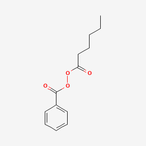 Hexanoyl benzenecarboperoxoate