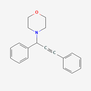 Morpholine, 4-(1,3-diphenyl-2-propynyl)-