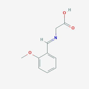 (E)-N-[(2-Methoxyphenyl)methylidene]glycine