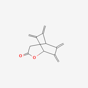 6,7,8,9-Tetramethylidene-2-oxabicyclo[3.2.2]nonan-3-one