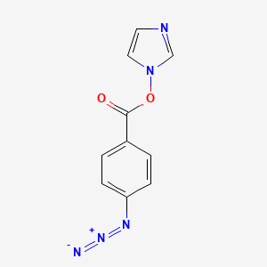 1-[(4-Azidobenzoyl)oxy]-1H-imidazole