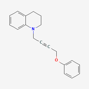 1-(4-Phenoxybut-2-yn-1-yl)-1,2,3,4-tetrahydroquinoline