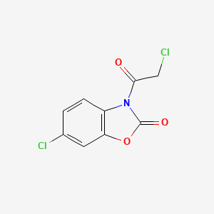 6-Chloro-3-(chloroacetyl)-1,3-benzoxazol-2(3H)-one