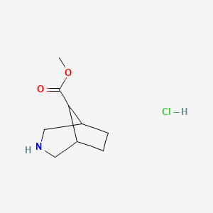 B1430913 Methyl 3-azabicyclo[3.2.1]octane-8-carboxylate hydrochloride CAS No. 1403766-94-8