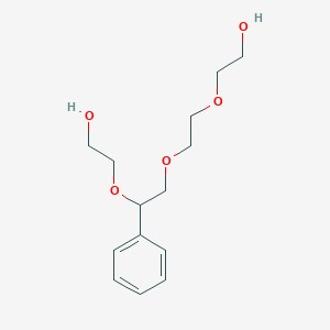 2-{2-[2-(2-Hydroxyethoxy)ethoxy]-1-phenylethoxy}ethan-1-ol