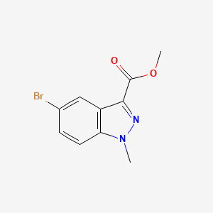 B1430916 methyl 5-bromo-1-methyl-1H-indazole-3-carboxylate CAS No. 1363381-41-2