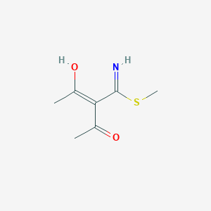 3-[Amino(methyl-thio)methylene]pentane-2,4-dione