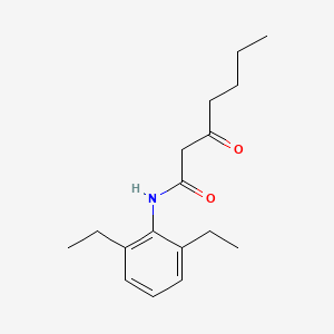 N-(2,6-Diethylphenyl)-3-oxoheptanamide