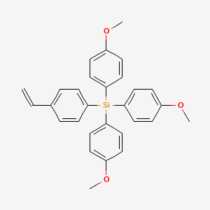 (4-Ethenylphenyl)tris(4-methoxyphenyl)silane