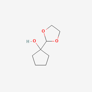 1-(1,3-Dioxolan-2-yl)cyclopentan-1-ol