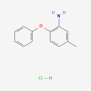 molecular formula C13H14ClNO B1430926 5-Methyl-2-phenoxyaniline hydrochloride CAS No. 166100-79-4