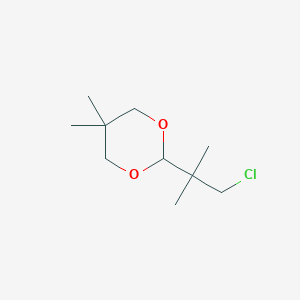 molecular formula C10H19ClO2 B1430934 2-(1-氯-2-甲基丙烷-2-基)-5,5-二甲基-1,3-二噁烷 CAS No. 1394041-67-8