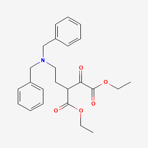 Diethyl 2-[2-(dibenzylamino)ethyl]-3-oxobutanedioate