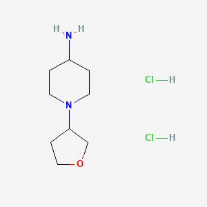 molecular formula C9H20Cl2N2O B1430935 1-(Oxolan-3-yl)piperidin-4-amine dihydrochloride CAS No. 1394041-44-1