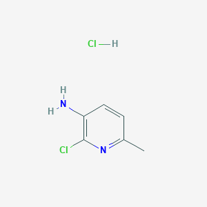 molecular formula C6H8Cl2N2 B1430936 2-Chloro-6-methylpyridin-3-amine hydrochloride CAS No. 1423034-28-9