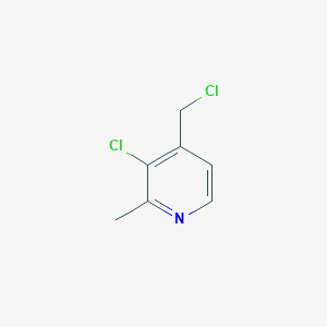molecular formula C7H7Cl2N B1430946 3-Chloro-4-(chloromethyl)-2-methylpyridine CAS No. 1227499-11-7