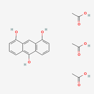 Acetic acid;anthracene-1,8,10-triol