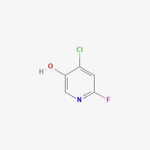 molecular formula C5H3ClFNO B1430954 4-Chloro-6-fluoropyridin-3-OL CAS No. 1227578-00-8