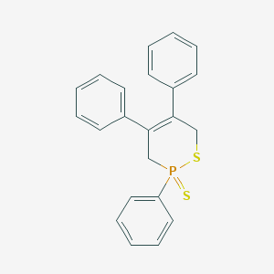 2,4,5-Triphenyl-3,6-dihydro-2H-1,2lambda~5~-thiaphosphinine-2-thione